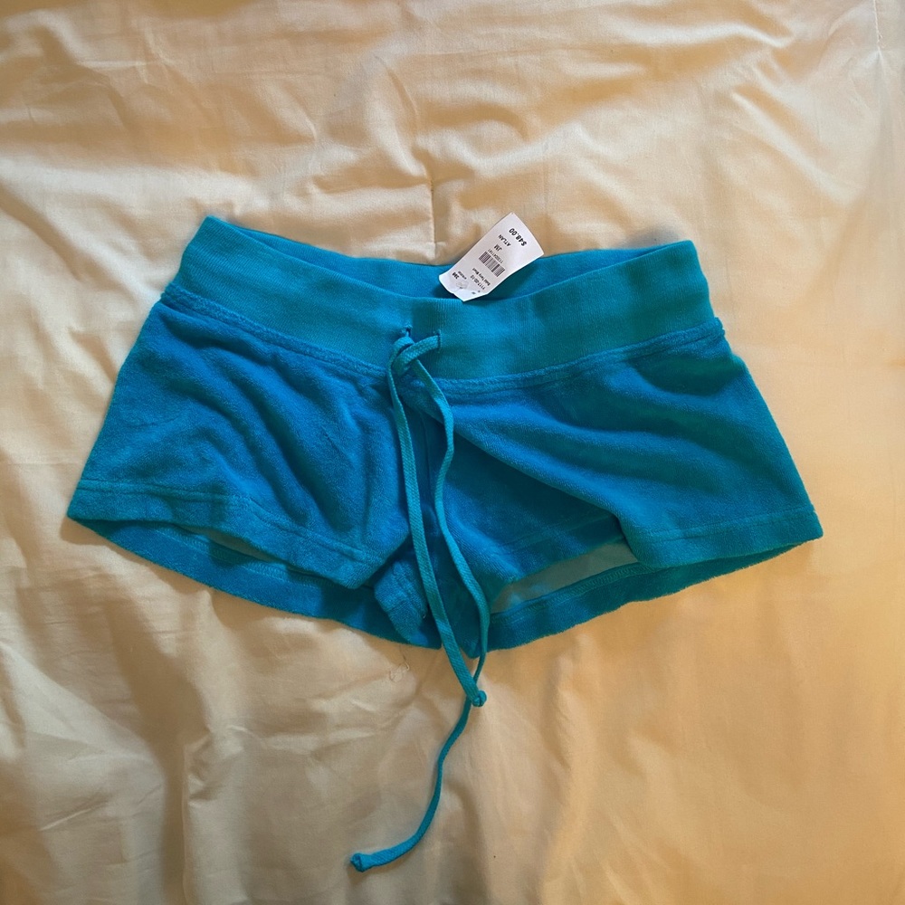 Blue hard tail shorts